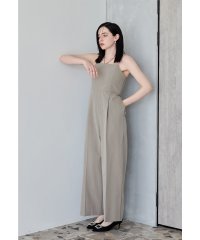 niana/ニアナ niana ダブルクロスオールインワンドレス パンツドレス ストライプ パーティードレス オケージョンドレス 結婚式 同窓会 成人式 お呼ばれ/505809939