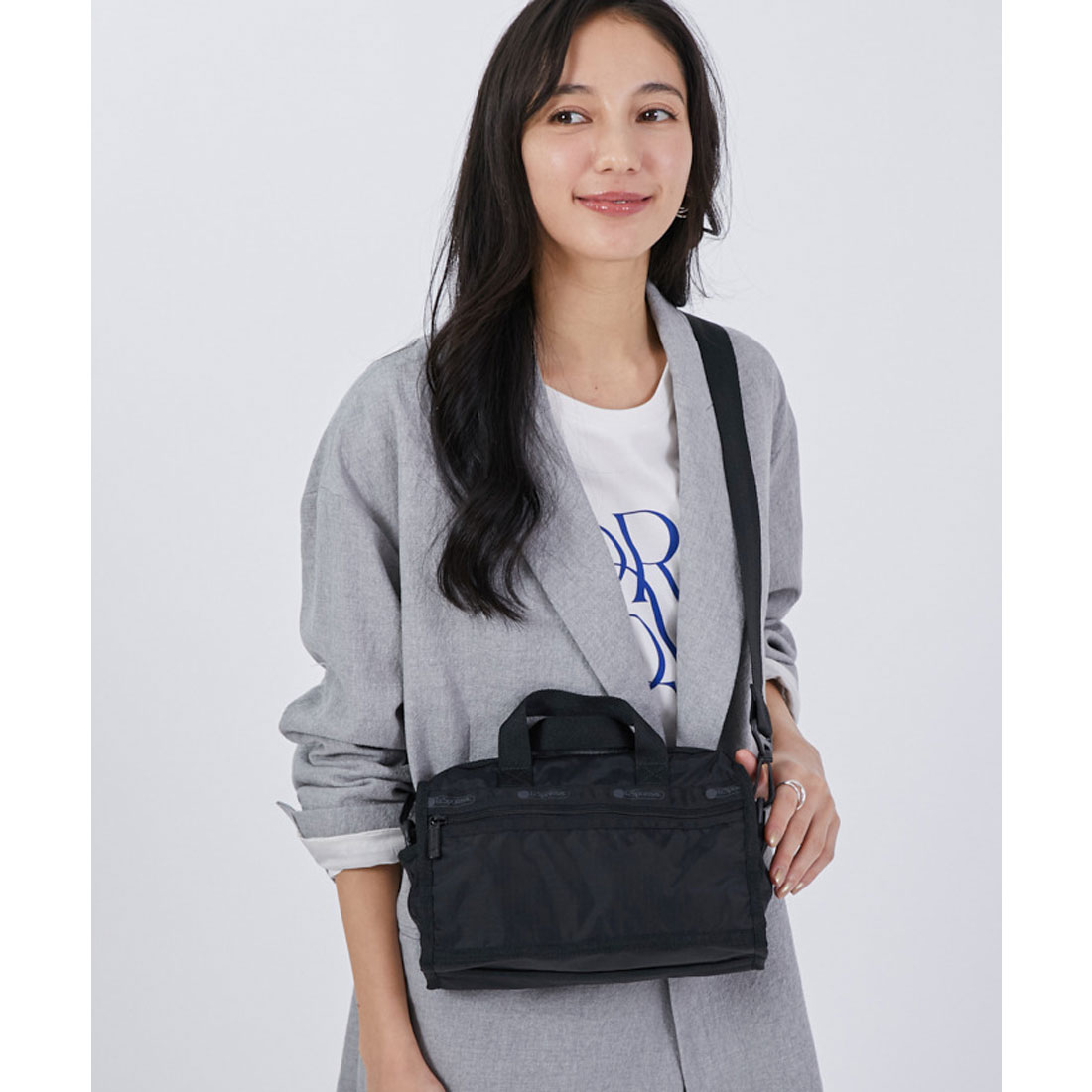 ■LeSportsac■MINI DUFFEL CROSSBODYバンダナブリーズ MINI DUFFEL CROSSBODYバンダナブリーズ（ハンドバッグ