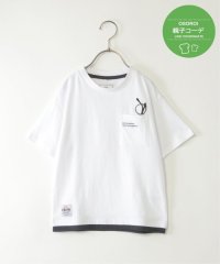 ikka kids/【親子おそろい】メガネポケ裾レイヤーTシャツ（120〜160cm）/507810362