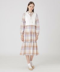 BLUE LABEL CRESTBRIDGE/クレストブリッジチェックシャドードビードッキングドレス/507869236