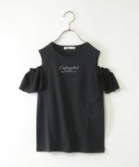 ikka kids/レース袖オフショルロゴTシャツ（120〜160cm）/507946495