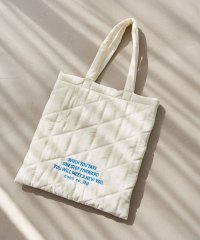coen/ロゴ刺繍 幾何柄 キルトトートバッグ/507967875