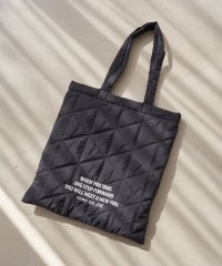 coen/ロゴ刺繍 幾何柄 キルトトートバッグ/507967875