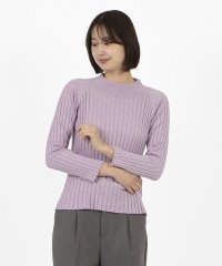LAPINE BLANCHE/ラピーヌ ブランシュ LAPINE BLANCHE シルク混リブプルオーバー/507978033