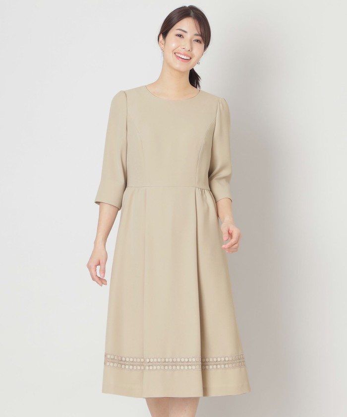 最終お値下げ！TO BE CHIC♡トゥービーシック　ワンピース　花柄　極美品 フラワージャカード ワンピース(ワンピース)｜TO BE CHIC(トゥー