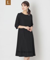 TO BE CHIC(L SIZE)/【L】ヘムボーダーレース ワンピース/507978103