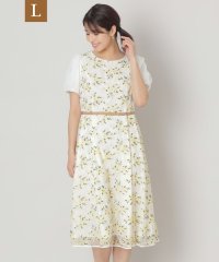 TO BE CHIC(L SIZE)/【L】ミモザチュールフィット＆フレア ドレス/507978105