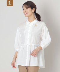 TO BE CHIC(L SIZE)/【L】ブライトクロス チュニックブラウス/507978107