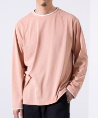GLOSTER/【GLOSTER/グロスター】フェード加工 天竺 フェイクレイヤード ロングスリーブTシャツ ロンT/507985107