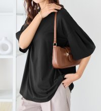 Viola e Viola/ヴィオラ エ ヴィオラ Viola e Viola 袖タックチュニックTシャツ/508006157