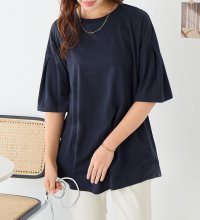 Viola e Viola/ヴィオラ エ ヴィオラ Viola e Viola 袖タックチュニックTシャツ/508006157