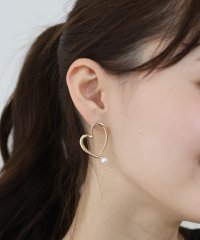 BLUEEAST/ブルーイースト BLUEEAST パール付ハートピアス / ニッケルフリー/508006224