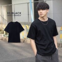 MAC HOUSE/マックハウス Mac－House ワッフルクルーTシャツ/508006249