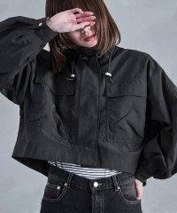 Fashion Letter/ファッションレター Fashion Letter スタンドカラー ショート丈ナイロンジャケット/508006367