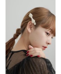 niana/ニアナ niana パールリボンバレッタ ヘアアクセサリー ボリューム ゴールド シルバー 大きめ 結婚式 二次会 成人式 同窓会 卒業式 入学式 オケージョン/508006391