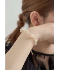 niana/ニアナ niana ボリュームパールチェーンブレスレット アクセサリー バングル ゴールド シルバー 結婚式 二次会 同窓会 成人式 パーティー お呼ばれ オケ/508006394