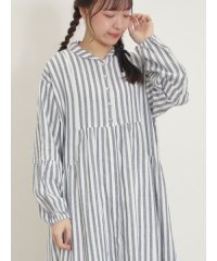 Samansa Mos2/【Cross×Linen】ショールカラーワンピース ≪S/Mサイズ≫/508006572
