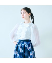 Audie a Muses/袖シアープリーツブラウス/508006582