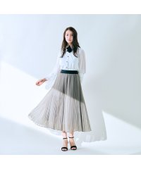 Audie a Muses/マットオーガンジープリーツスカート/508006583