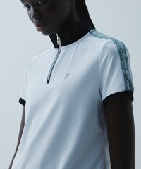 LANVIN SPORT/神白スタンドジップアップ半袖シャツ【Sunscreen NIR】/508006919