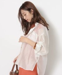 JUSGLITTY/カラーシアーシャツ/508006984