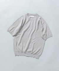 URBAN RESEARCH ROSSO/『WEB限定』変形カノコ半袖クルーネックニット/508007399