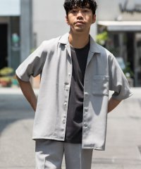 URBAN RESEARCH ROSSO/『WEB限定』『セットアップ対応』パナマ風オープンカラー半袖シャツ/508007400