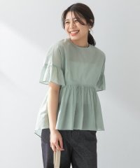 URBAN RESEARCH ROSSO/F by ROSSO　コットンボイル切替ギャザーブラウス/508007411