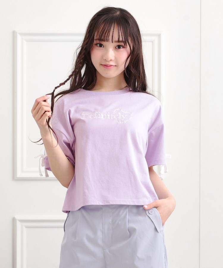 メル19034★新品 ピンクラテ★シアーTシャツコ－デセット 130 公式】PINK-latte（ピンクラテ）の通販 | ワールド オンライン