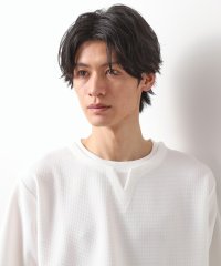 THE SHOP TK/ミニフクレキーネック半袖Tシャツ/508007513