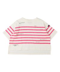 DENIM DUNGAREE/デニムダンガリー DENIM DUNGAREE Cotton Jersey Striped and Printed Tee/508007713