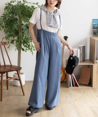 MAC HOUSE/マックハウス Mac－House nAvy 杢麻ライクサロペットアンサンブル/508007740