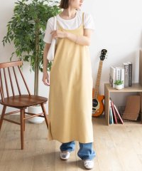 MAC HOUSE/マックハウス Mac－House nAvy 杢麻ライクキャミワンピースアンサンブル/508007741