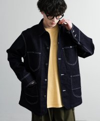 Rocky Monroe/ロッキーモンロー Rocky Monroe デニムジャケット Gジャン メンズ レディース カバーオール ライトアウター ストレッチ オーバーサイズ 韓国 アメ/508007763