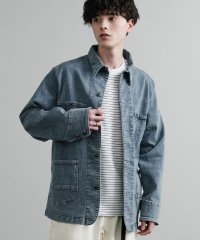 Rocky Monroe/ロッキーモンロー Rocky Monroe デニムジャケット Gジャン メンズ レディース カバーオール ライトアウター ストレッチ オーバーサイズ 韓国 アメ/508007763