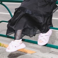 STEVE MADDEN/スティーブ マデン STEVE MADDEN 厚底パフィーストラップサンダル/508008107