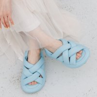 STEVE MADDEN/スティーブ マデン STEVE MADDEN 厚底パフィーストラップサンダル/508008107