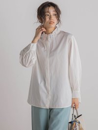 Droite Lautreamont/ドロワット ロートレアモン Droite lautreamont レース襟2WAYシャツ≪手洗い可能≫/508008249
