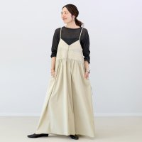 Aletta vita/アレッタ ヴィータ Aletta vita フロントジップドロストキャミワンピース/508008325
