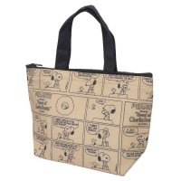 cinemacollection/シネマコレクション cinemacollection スヌーピー ランチバッグ 保冷保温ミニトート コミックドーナツ ピーナッツ ナカジマ お弁当かばん キャラ/508008378