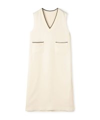 Ballsey/ニットコンビダブルクロス パッチポケットワンピース/508008541