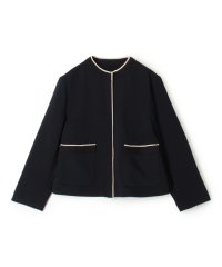 Ballsey/ニットコンビダブルクロス クルーネックジャケット/508008542