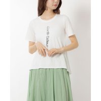 Sensounico/センソユニコ Sensounico ギャルデコレクティブ トリミングロゴプリントTシャツ/507375945