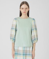 BLUE LABEL CRESTBRIDGE/チェックスリーブトップス/507868695