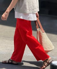 BEARDSLEY/コットンストレッチウエストリブパンツ/507889450