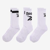 Reebok Socks/Reebok Socks メンズ3足組ビッグロゴクルーソックス/507974330