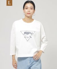 エヴェックス バイ クリツィア　Lサイズ/【L】【ウォシャブル】イニシャルパンサープリントカットソー/507995614