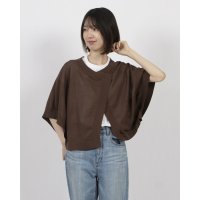 EGLANTINE/エグランティーヌ EGLANTINE ポンチョ風ニットボレロ/508007931