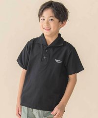 BeBe Petits Pois Vert/オープンカラー風鹿の子半袖ポロシャツ(95~150cm)/508009322