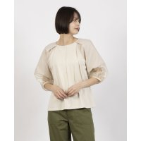 EGLANTINE/エグランティーヌ EGLANTINE オーガンジー切替カットソー/508009613